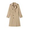 Shenghong new retro straight loose casual temperament medium and long trench coat female 12920