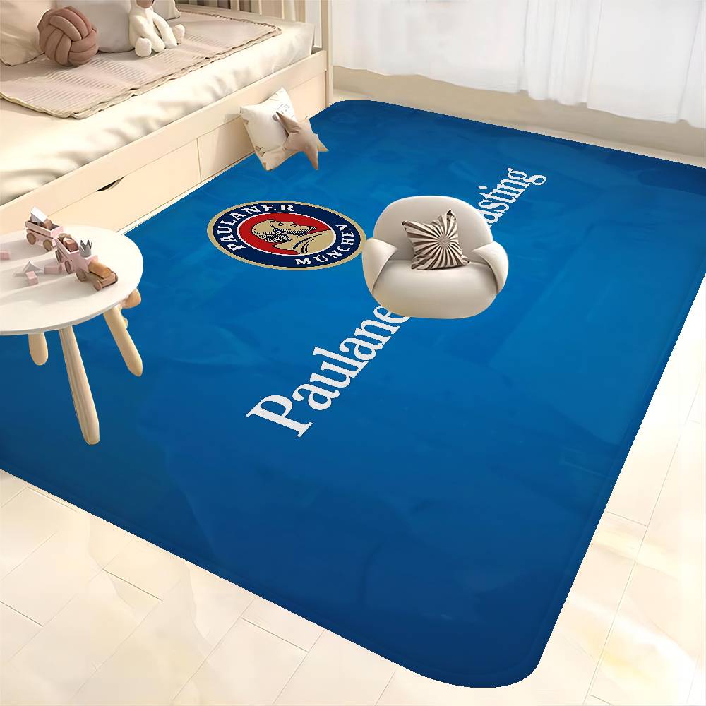 German Beer Paulaner Entrance Door Mat Nordic Style Bedroom Living Room Doormat Home Balcony Anti-Slip Modern Home Decor