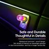 1 Stück Auto USB Nachtlicht Berührungsdimmbare LED Glühfadenlampe Tragbare Beleuchtung Plug and Play Dekorative Atmosphäre Leuchte für Auto Schlafzimmer