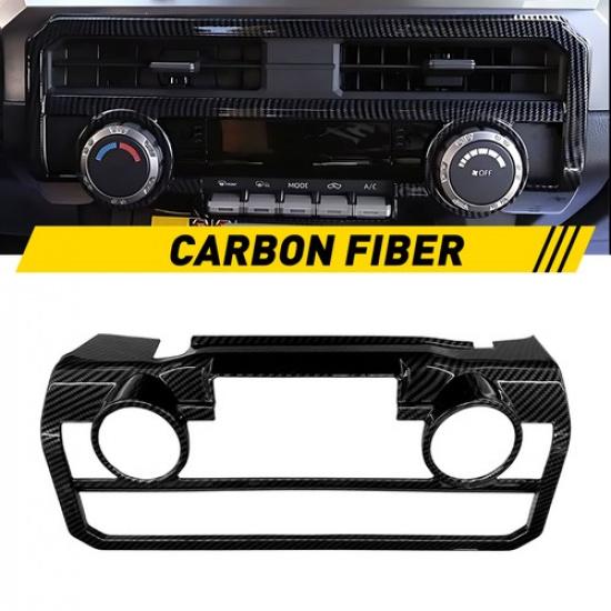 Center Air Outlet Vent Cover Trim Fits Toyota Tacoma 2024 2025 2026 Carbon Fiber