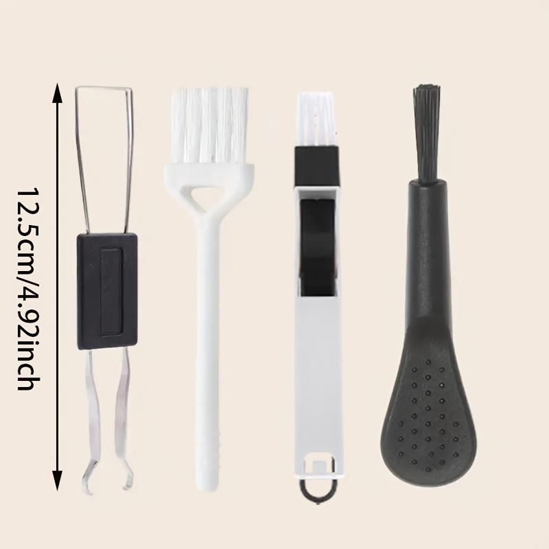 4pcs Universal Keyboard Cleaning Kit, Plastic Keycap Remover Shaft Cleaner Button Extractor NoBattery Operated Maintenance Tools