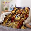 Kind Jesus and Blessed Virgin Mary Soft Christian God Flannel Art Faith Bed Comfortable Home Hiking Four Seasons Warm Blanket