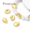 Separators For Beads 18K Gold Plated Brass Spacer Beads,Necklace Accessories,Bracelets Beads,DIY Jewelry Making Supplies