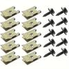 Metal Screw Base U Clip Auto Fastener for Car Fender Bumper Protection Interior Modification Parts