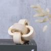 Handmade Wooden Buckle Hand-carved Wooden Chain Ball Rustic Wood Knot Ornament  Home Decor