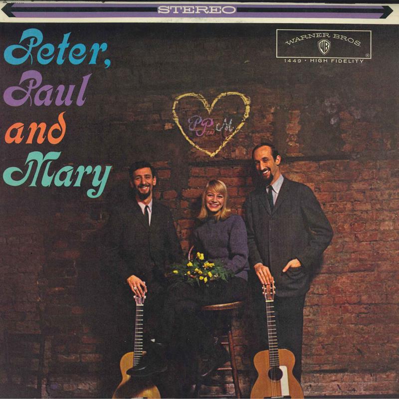 LP Record PETER, PAUL & MARY - Peter, Paul And Mary WS1449 Warner Bros. Re 1962 US Country/Folk Used