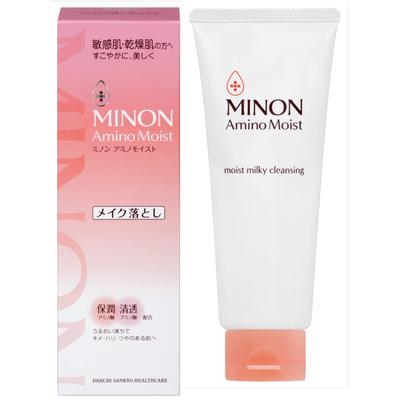 MINON Amino Moist Moist Milky Cleansing 100 g | Make-up-Entferner-Creme für empfindliche und trockene Haut | Porenreiniger