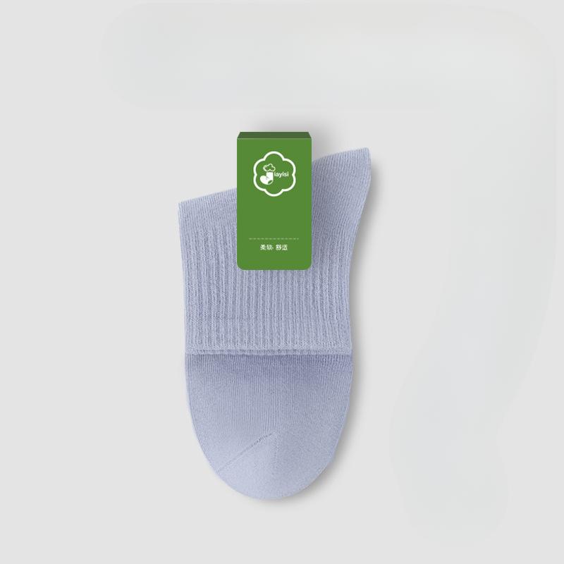 

Мужские летние спортивные дезодорирующие влагоотводящие бесшовные носки-гольфы из чистого хлопка 1 pair синий