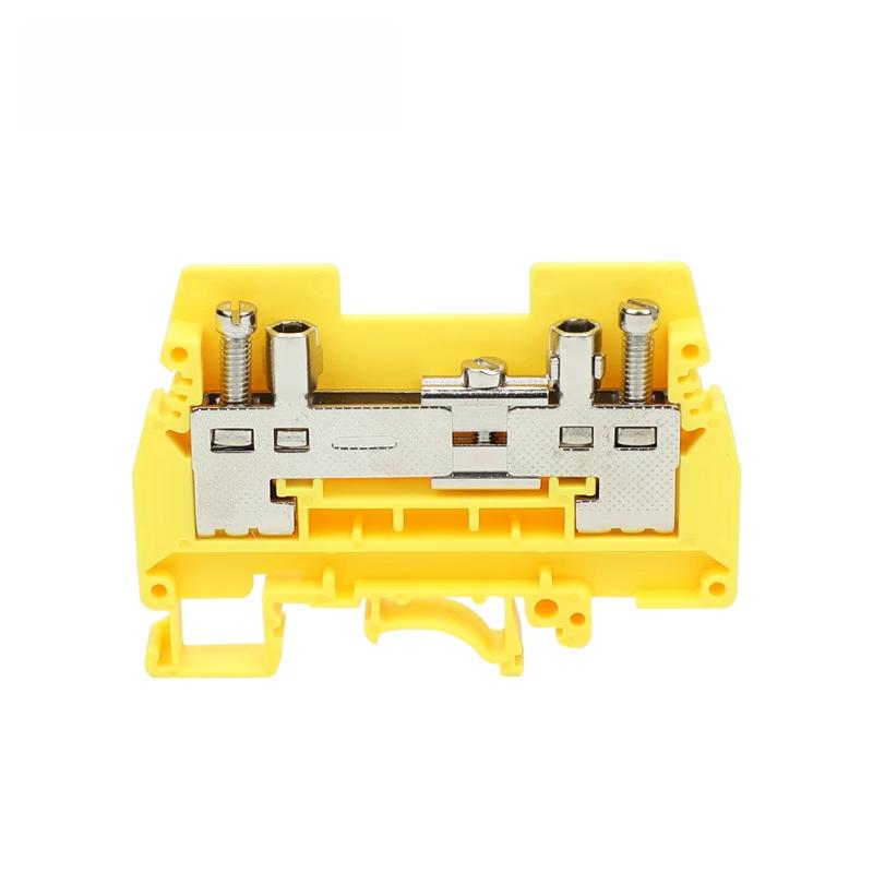 URTK/S ERTK/S Jednoduchý test Odpojovací svorkovnice Univerzální šroubové připojení Drátový elektrický konektor DIN lišta Svorkovnice