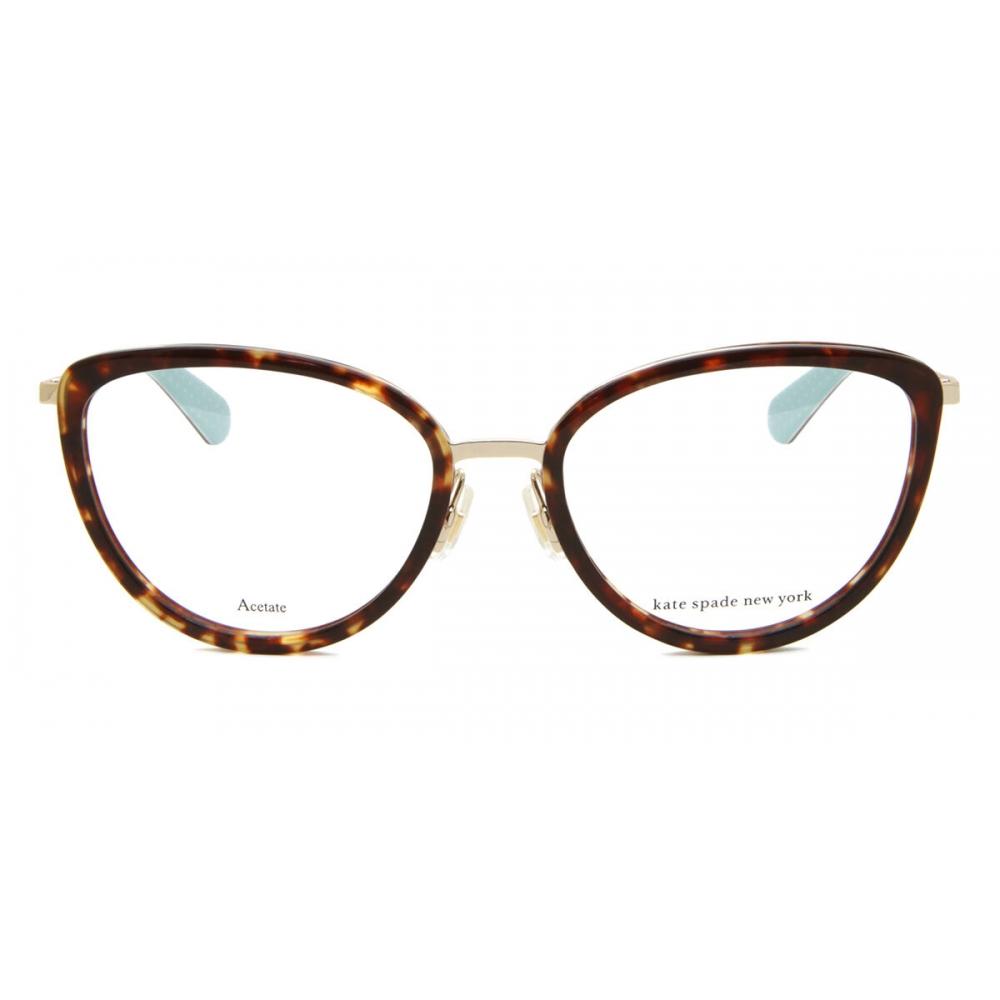 

Kate Spade Audri G Asian Fit 086 Unisex eyeGlasses Dark Tortoise/Gold/52-17-140