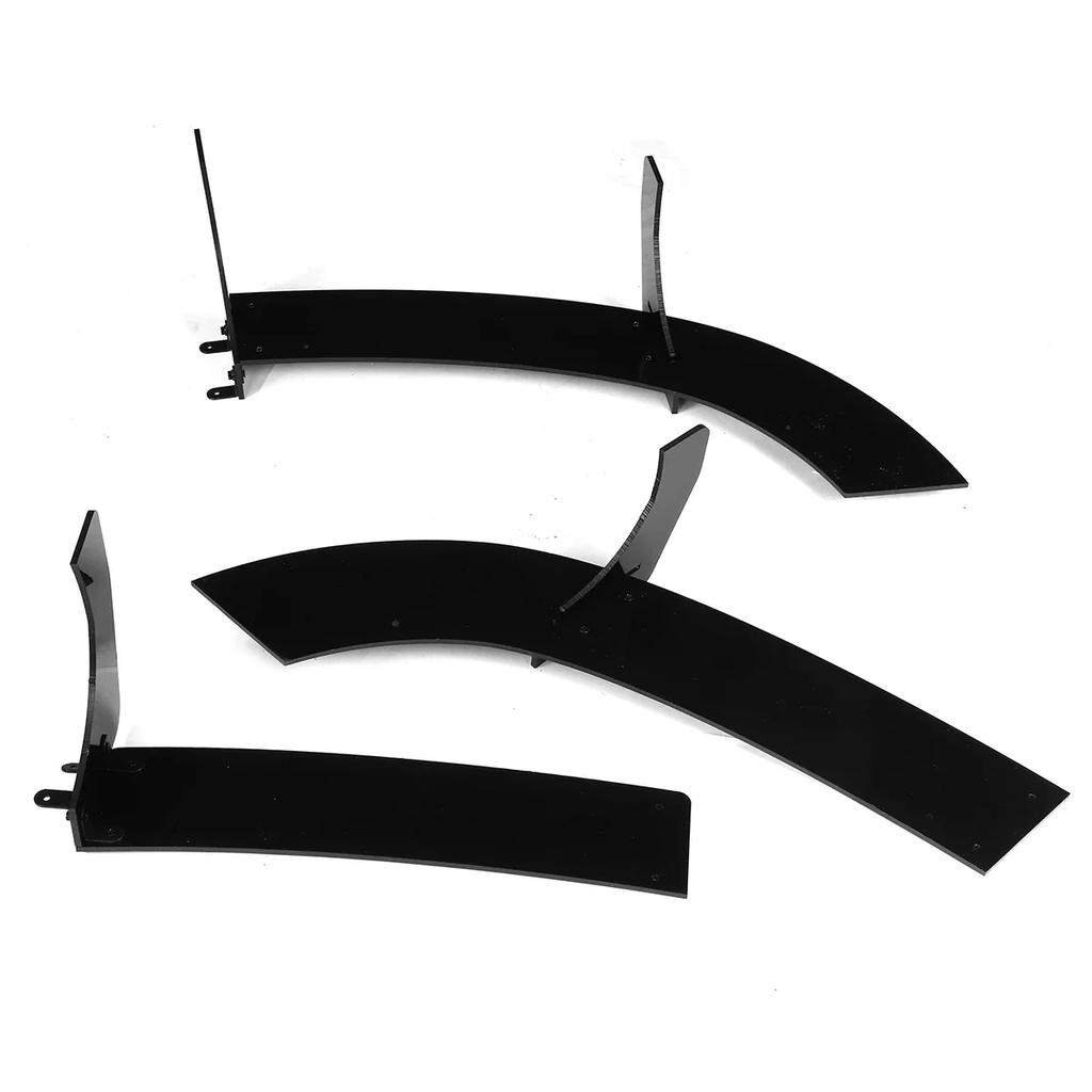 For Golf MK5 R32 2005-2009 Car Rear Bumper Lip Diffuser Spoiler Splitter Rear Side Splitters Rear Diffuser Lip ABS Black