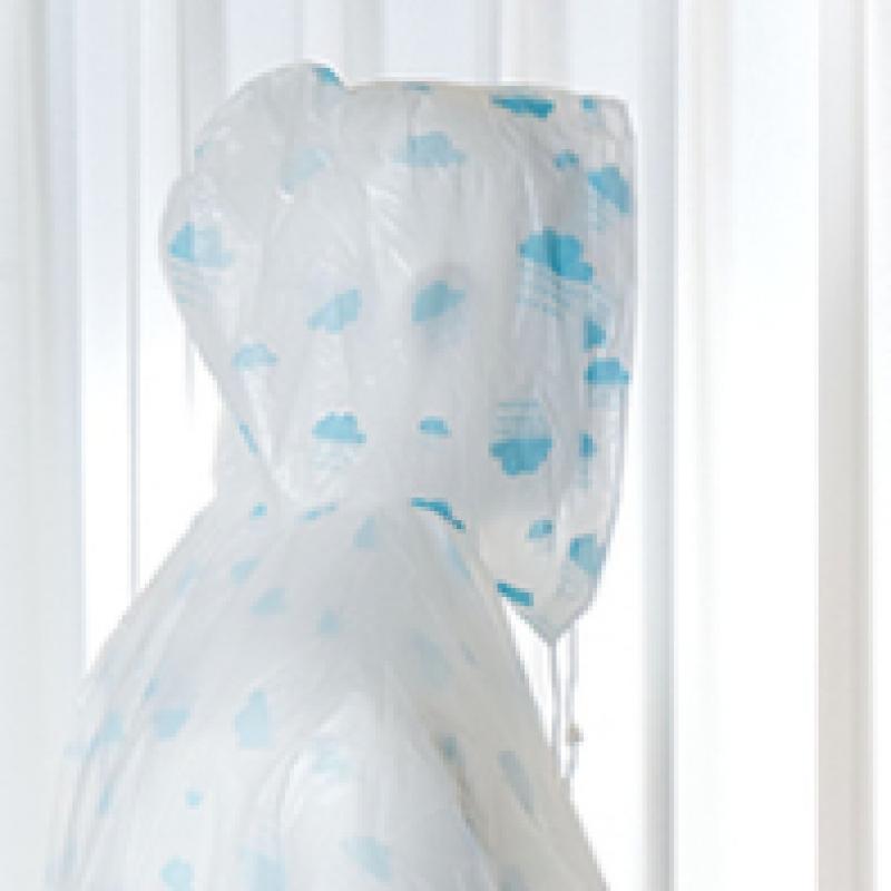 Poncho Imperméable Jetable à Motifs Daiso