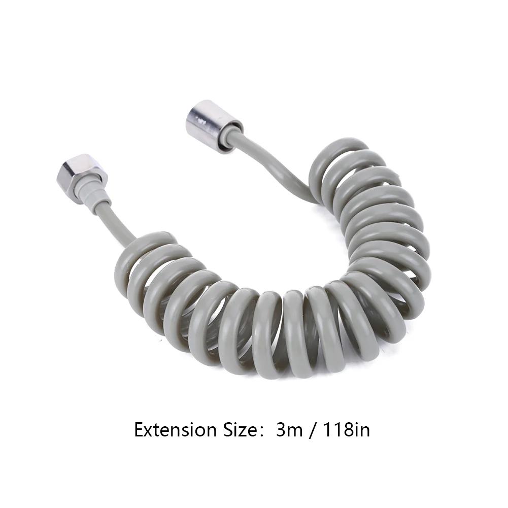 2/3/5m Weich Flexibel Lang Feder Duschkopf Schlauch Rohr Toilette Bidet Sprüher Telefonleitungsschläuche Badezimmerzubehör