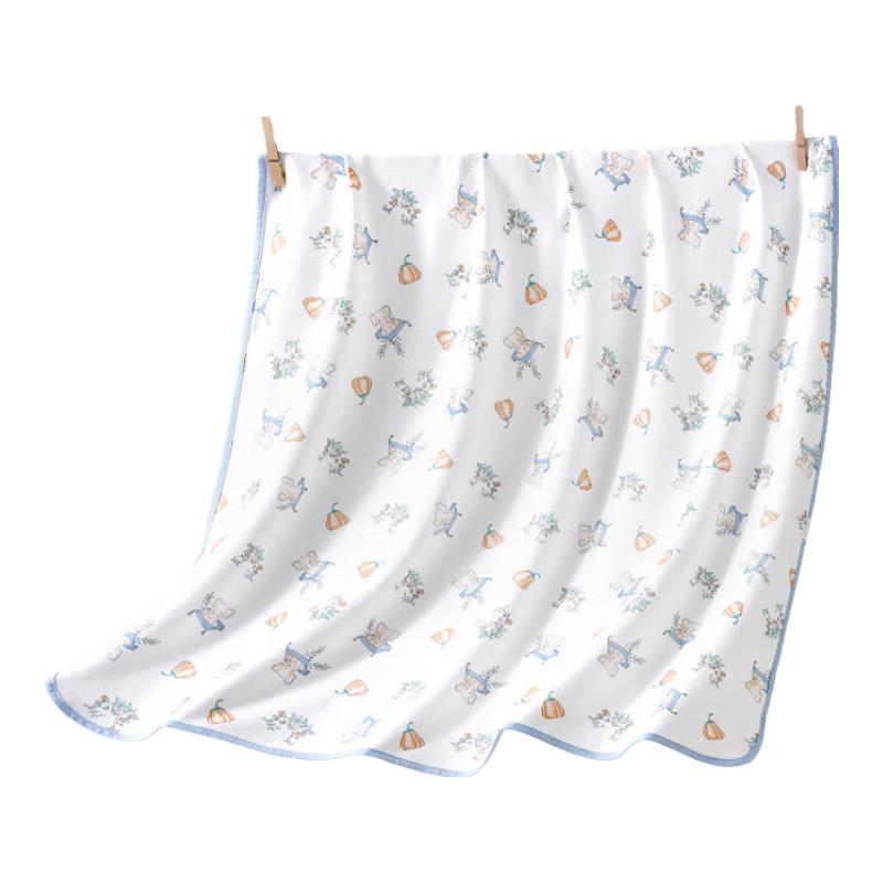 October Crystal Pure Cotton Baby Swaddle Blanket