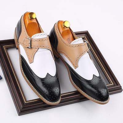 Fashion Carved Brogues Shoes Men Fashion Wedding Party Dress Shoes Italian Designer Male Drivng Formal Shoe Leather Slip On Mens Oxfords