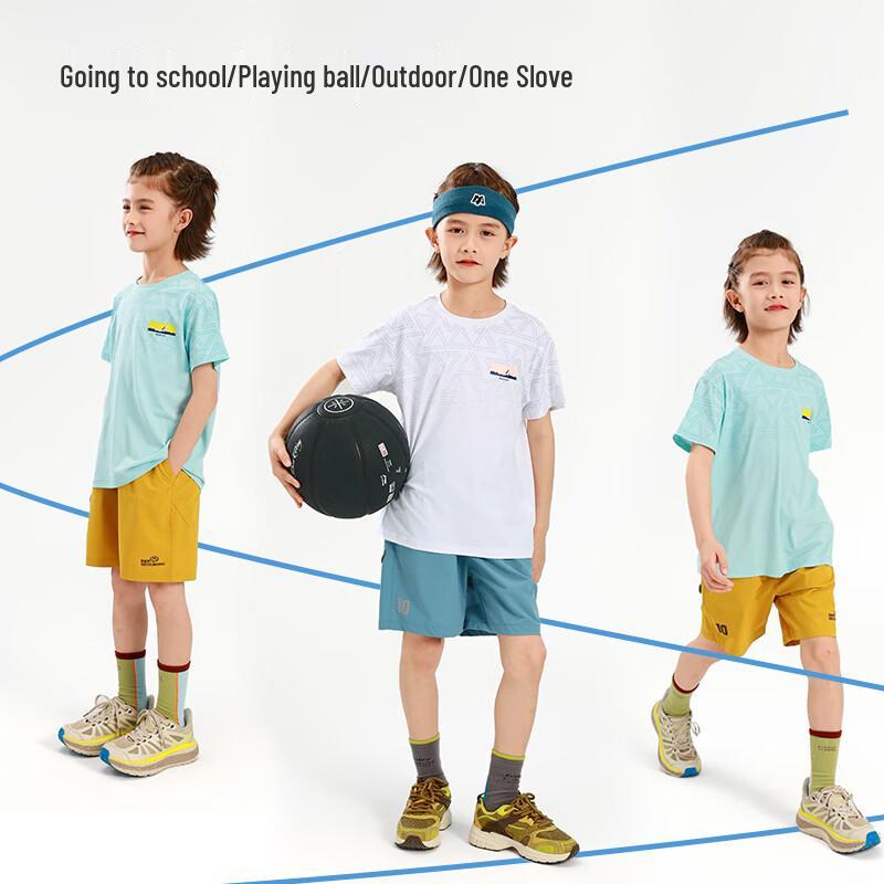 Boy's Quick-Dry Short Sleeve Sports T-Shirt
