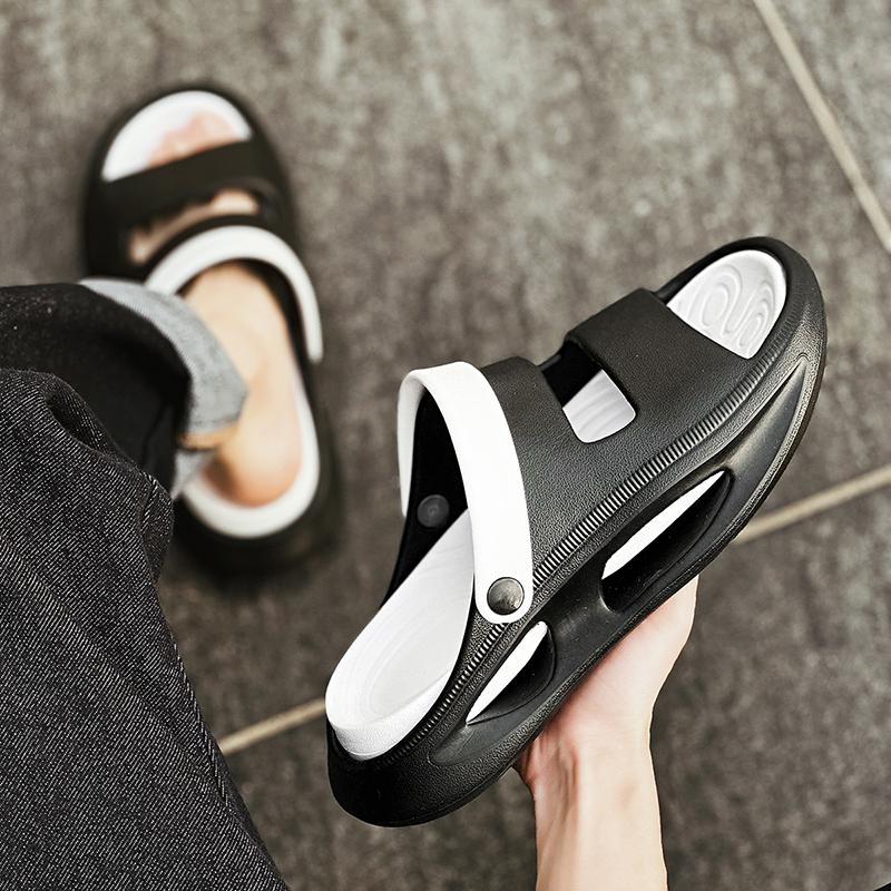 Fashion Men's EVA Slippers Fashionable Summer Breathable Comfortable Non-slip Home Shoes Outdoor Holiday Beach Shoe Casual Garden Shoes