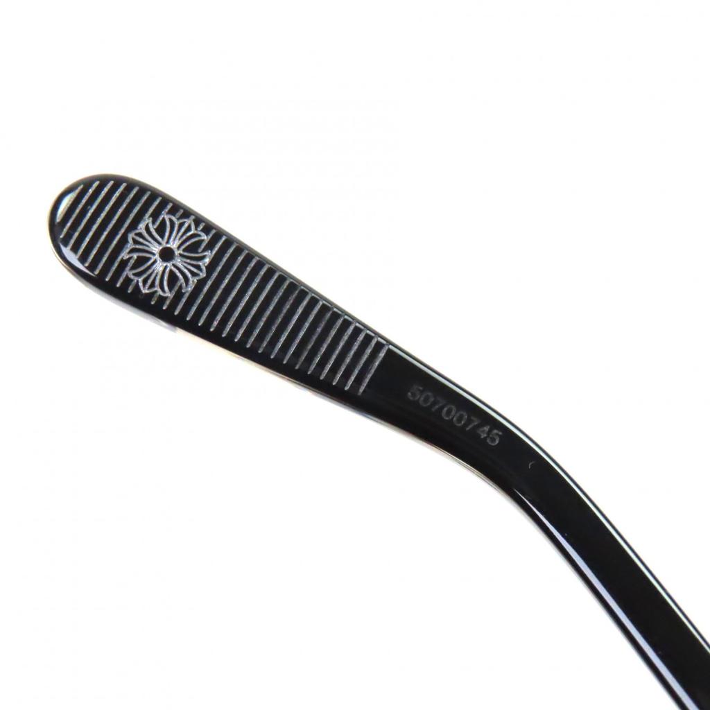 Tolle CHROME HEARTS Brille AMBIDEXTROUS CH Plus Wellington schwarz 925 Herren Gebraucht