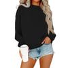 Women's Casual Fashion Round Neck Long Sleeve Sweatshirt