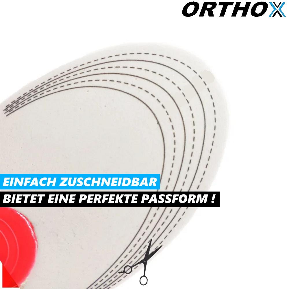 ORTHOX Einlegesohlen Plattfuß Spreizfuß Senkfuß Einlagen für Damen & Herren