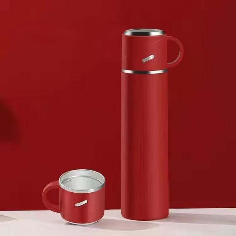 Thermos Cup 500ml/600ml Vacuum Flasks Portable Stainless Steel Thermos Cup Water Bottle Travel Tea Mug Office Thermos Cup