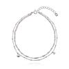Tirr Lirr Lucy Twist 2-Line Chain Anklet TASSVW00062M(LT)