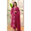 Designer Party Wear Ethnic Kurti Pant Dupatta Set Indian Women's Salwar Kameez