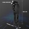 Clippers for Professional Hair Trimmer Cordless Rechargeable Powerful Beard Trimmer Hair Cutting Grooming Tool