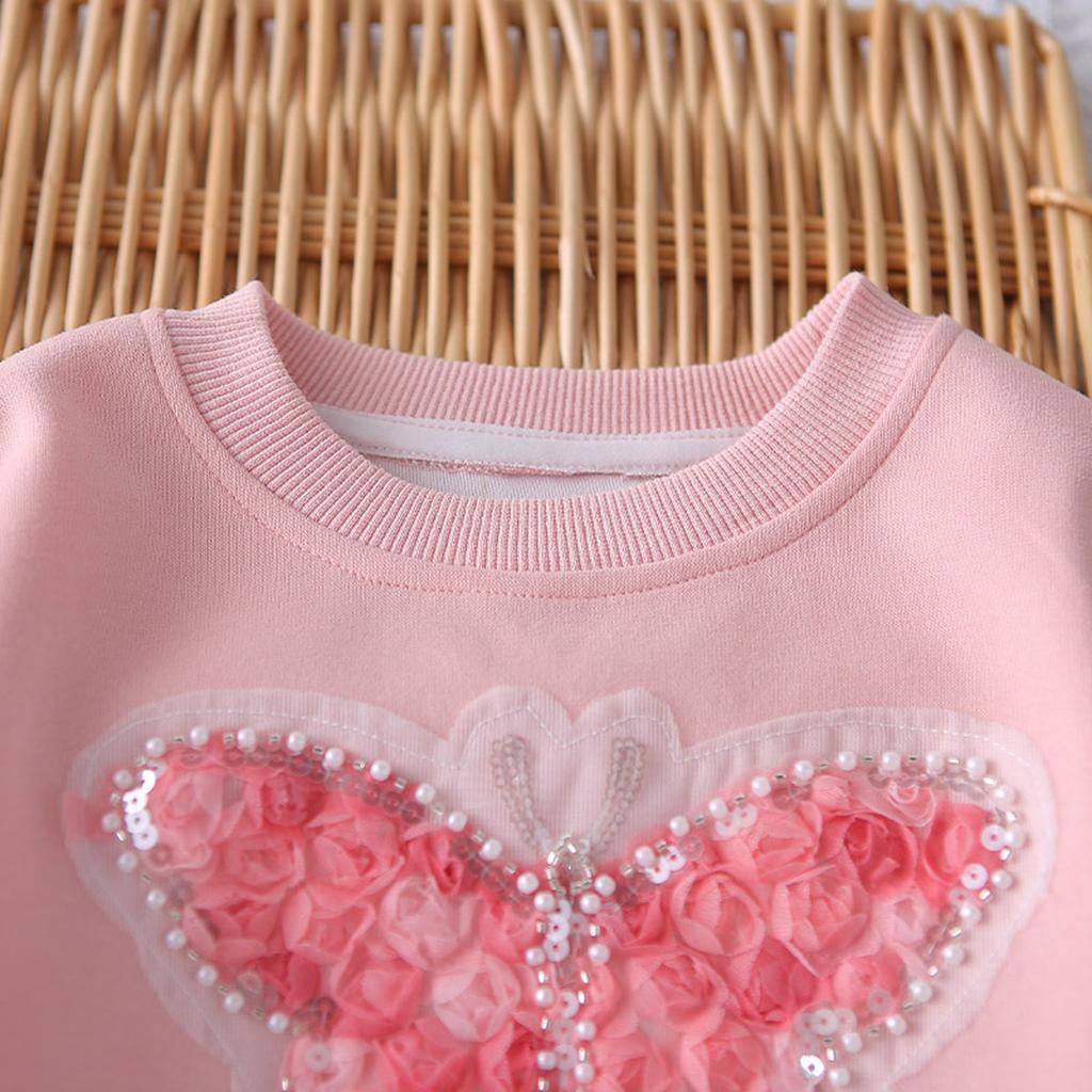 Kids Casual Long-Sleeve Set, Comfortable Daily Wear Outfits
