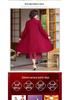 Elegant Midi-Length Two-Piece Cheongsam Dress for Mothers-in-Law - Spring/Autumn Style