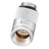 2PCS G1/4 Water Cooling Connector Silver Adapter Connector Fitting Adapter  Water Cooling System