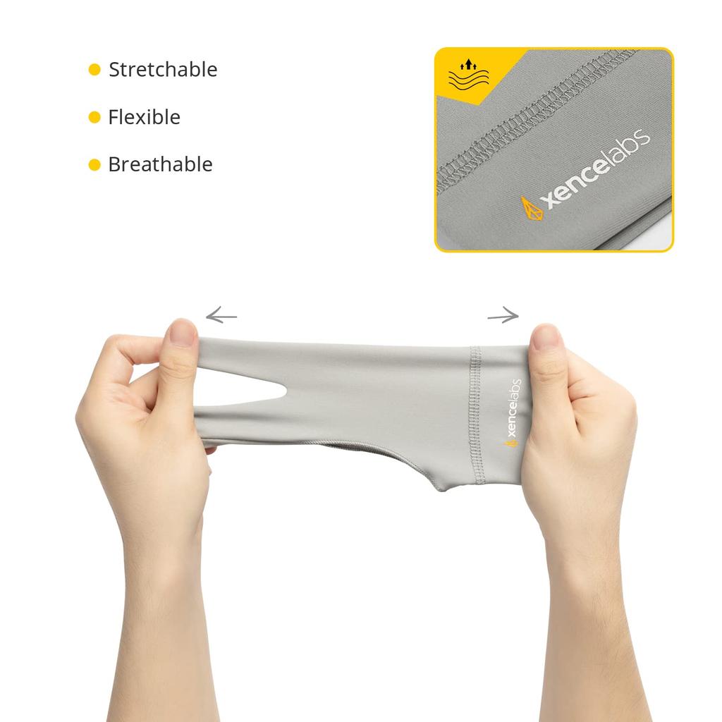 XENCELABS x Çizim için ve Gri İki Parmaklı Eldivenler, Büyük, 9.4cm 22.3cm, Boyama, XMCLGLG,