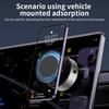 Car Mount Mobile Phone Holder Magnetic Black Technology Universal Adsorption Bracket for iPhone Samsung Vacuum Adsorption Stable