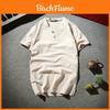 Exquisite 2018 Summer Japanese Linen Short-sleeved T-shirt For Men With Retro Appeal