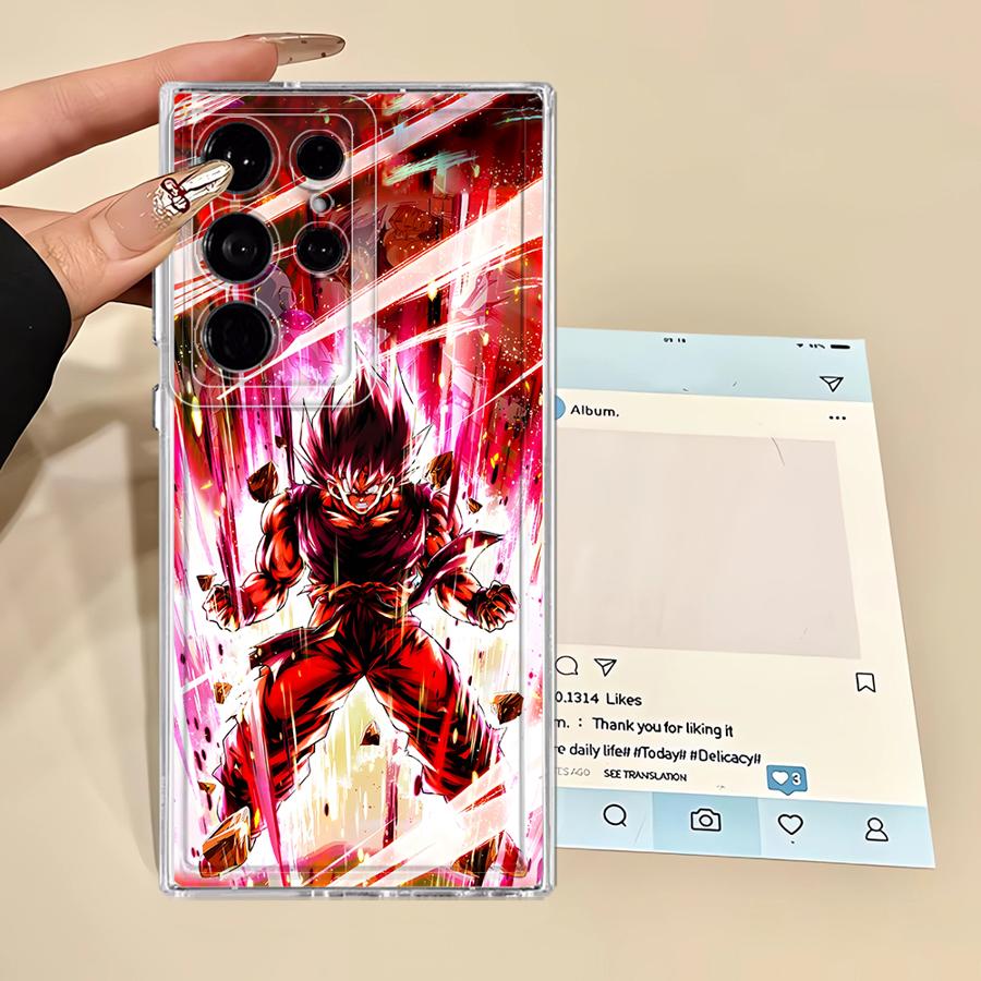 Cover Custodia Telefono Dragon Ball Goku Talento per Samsung Galaxy S25 Edge S20 Plus S23 Ultra S26 S24 S21 Note 20 Ultra 10 S22 FE
