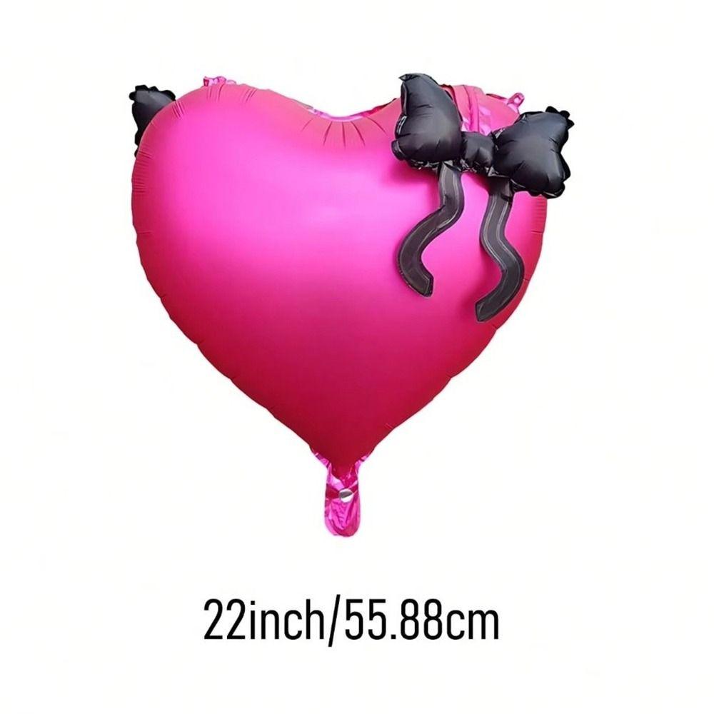 Heart Shaped Foil Balloons  Valentine's Day Qixi Festival Balloons Weddings, Birthdays