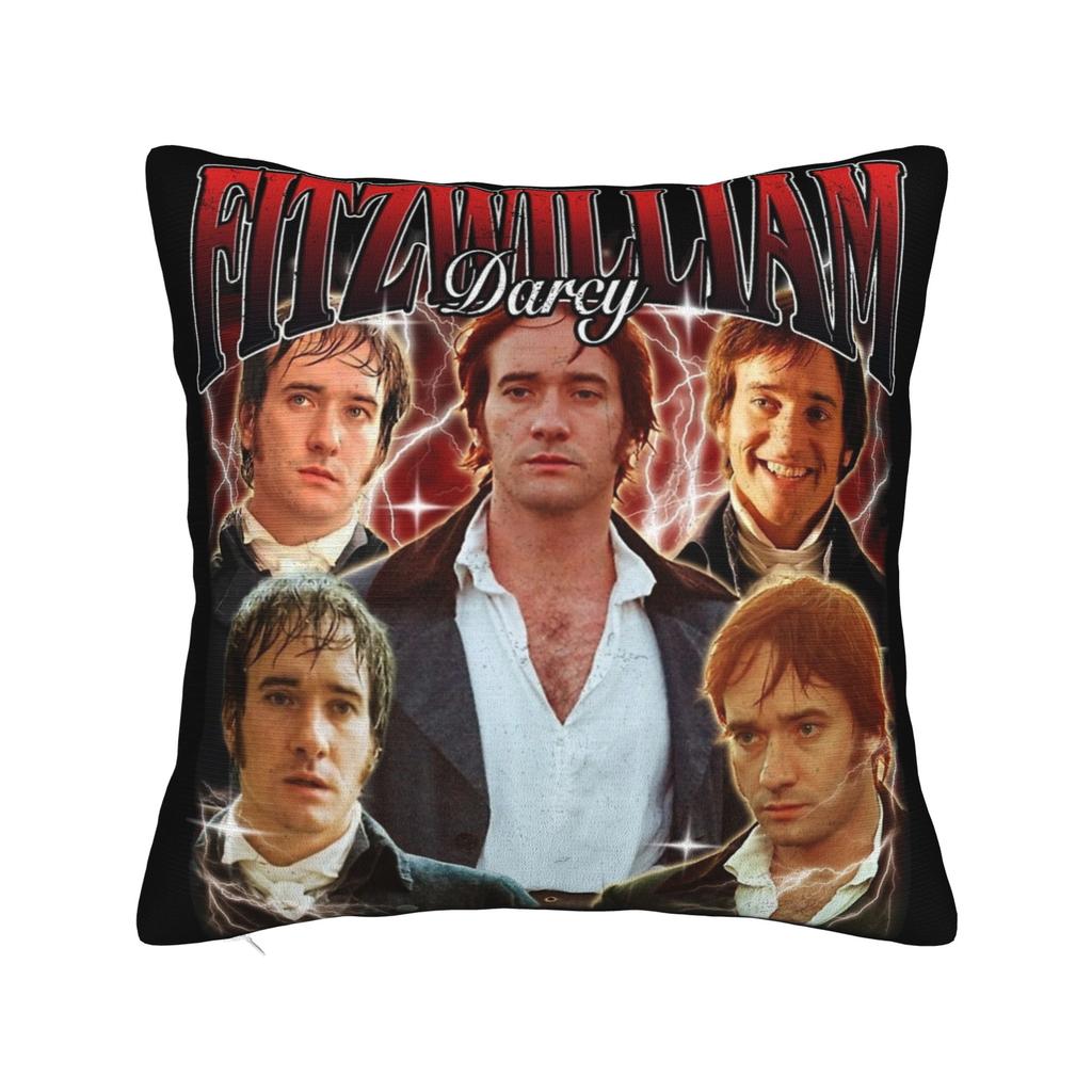 Pride and Prejudice Jane Austen Pillowcase Soft Polyester Cushion Cover Gift  Pillow Case Cover Living Room Square 45*45cm