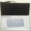 K1000 Wired USB Portable Mini Chocolate Keyboard