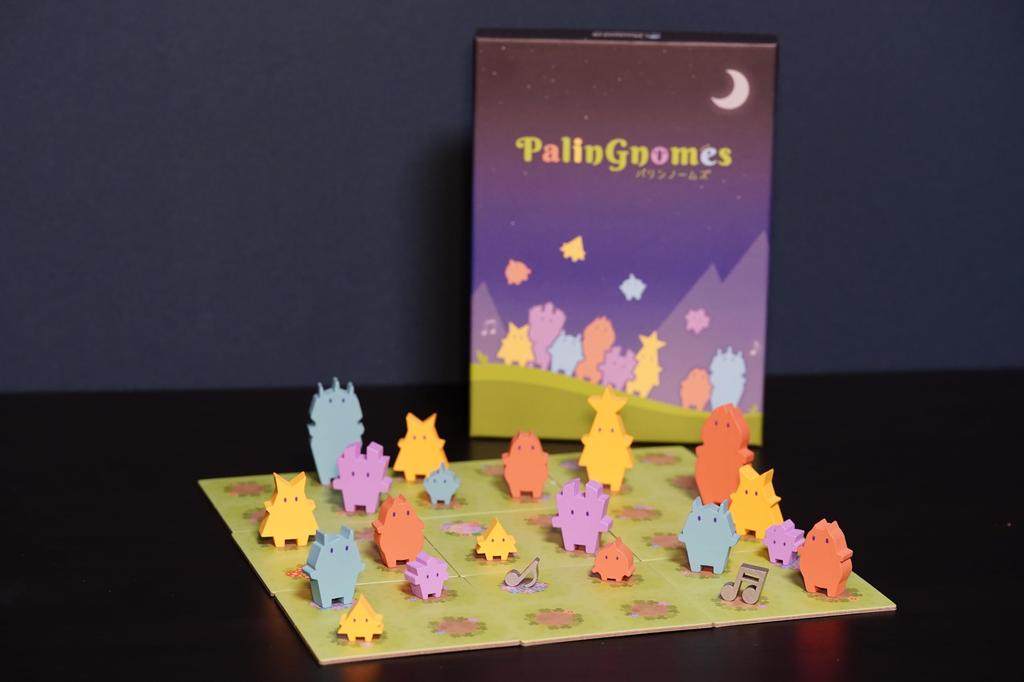 PalinGnomes Palindrome Puzzle by a Puzzle Game for Educational Board Game with Wooden Wooden Toy for 2 3 or 4 Family PhantomLab, 2-4 Players, Pieces,