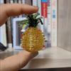 Ananas Comosus Crystal Pineapple Ornaments Glass Miniatures Pineapple Model  Fengshui Paperweight