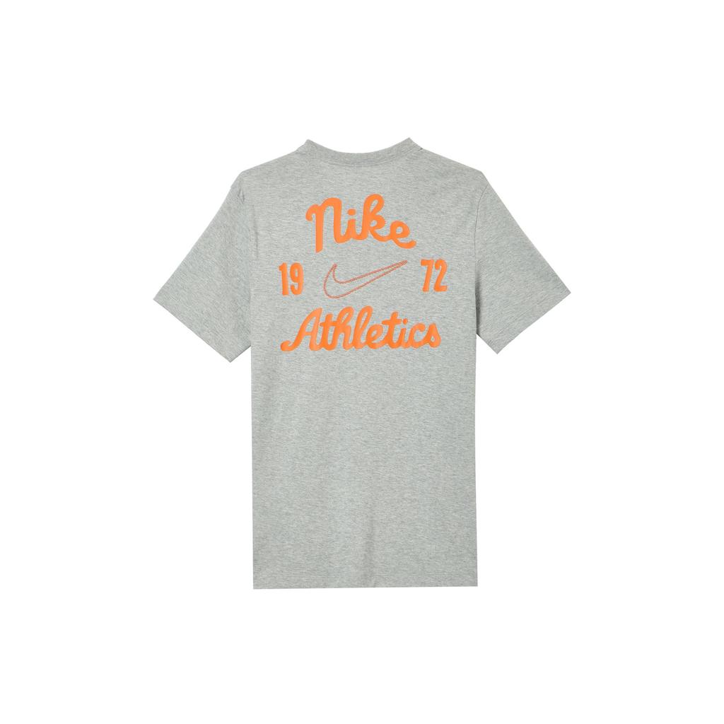 Nike Vintage Letter Casual Short Sleeve T-Shirt Men Tops Dark-Gray FV3773-063