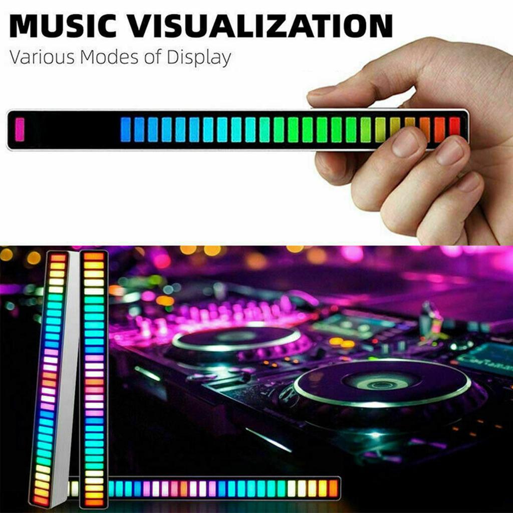 32 Bit RGB Sound Field Pickup Ambient Light Voice Activated Pickup Rhythm Light Sound Reactive LED