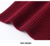Mom's Winter Cozy Knit Half-High Collar Sweater for Middle-Aged & Elderly Women - Stylish & Warm Base Layer