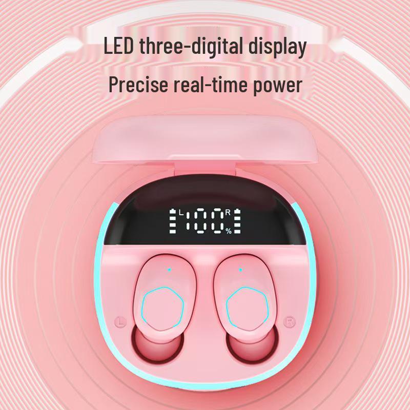 M13 Wireless Bluetooth Earphones: Mini TWS In-Ear, Smart Display, Long Battery Life (Bluetooth 5.2)