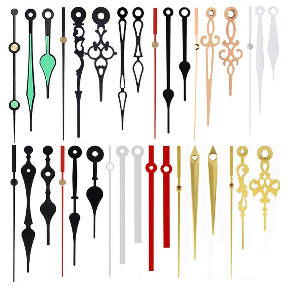 12 Sets Of Pointers Wall Clocks DIY Clocks DIY Accessories Metal Clock Hand Kit: 12 Pairs Of Clock Movement Repair Parts
