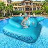 Inflatable Water Tank Pool Float - PVC MilitaryThemed Spray Gun Toy for Kids' Outdoor Swimming Fun