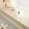 French Retro Pure Cotton Fabric Bay Window Mat Bedroom Balcony Window Sill Card Seat Non-Slip Mat Tatami Mat Sofa Cushion