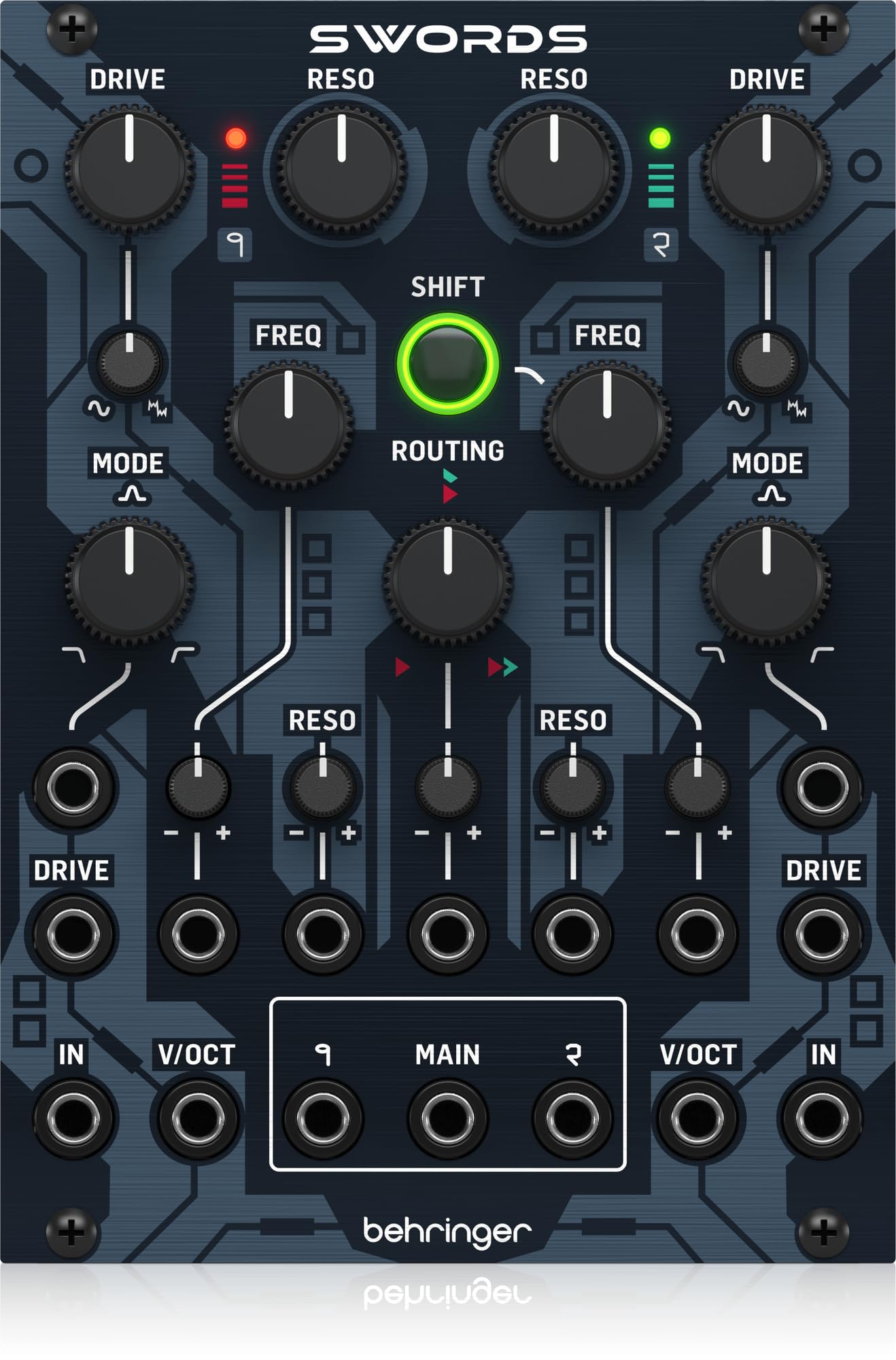 

BEHRINGER SWORDS Eurorack Filter Module Modular Synth Behringer чорний