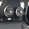 Car Seat Cooling Fan 360 Degree Adjustable Double Head Fan Car Low Noise Fan Car Seat Car Universal Fan for RV Truck