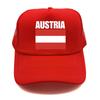 Cappellino da Baseball Bandiera Austriaca Fresco Estivo Unisex Rete Traspirante Cappello per Fan del Paese Cappellino Trucker Unisex Cappellini in Rete Traspirante per Esterno
